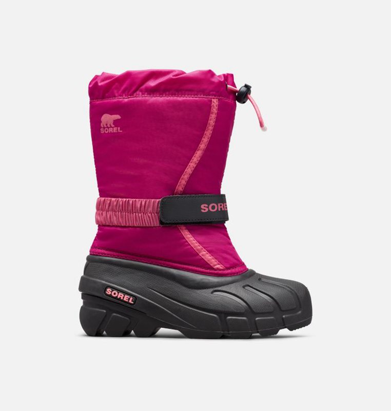 Sorel Çocuk Youth Flurry™ - Kar Botu Pembe/Siyah - 105-NVPKGS